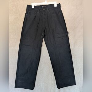 Original Use Relaxed carpenter Wide Legs jeans in black, size 30x30.